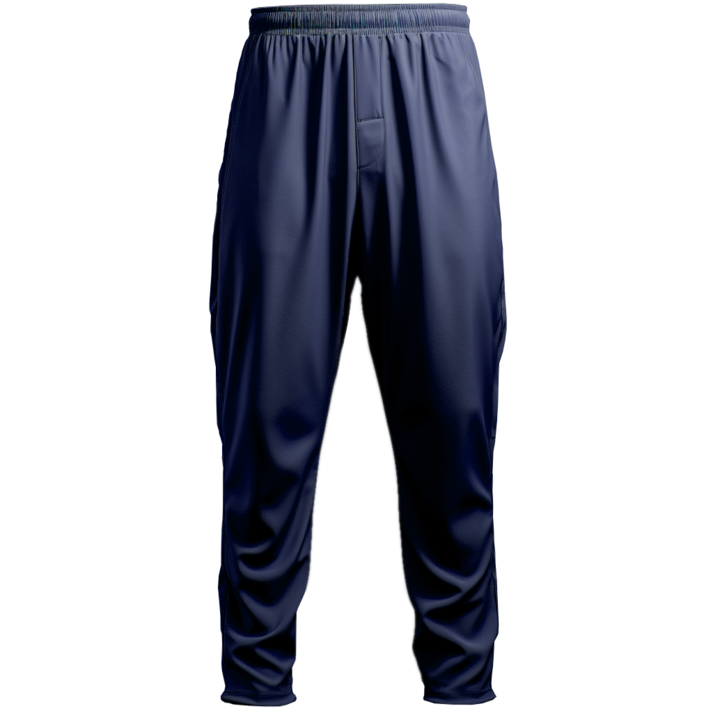 Gym Pants: Relaxed Blue Long