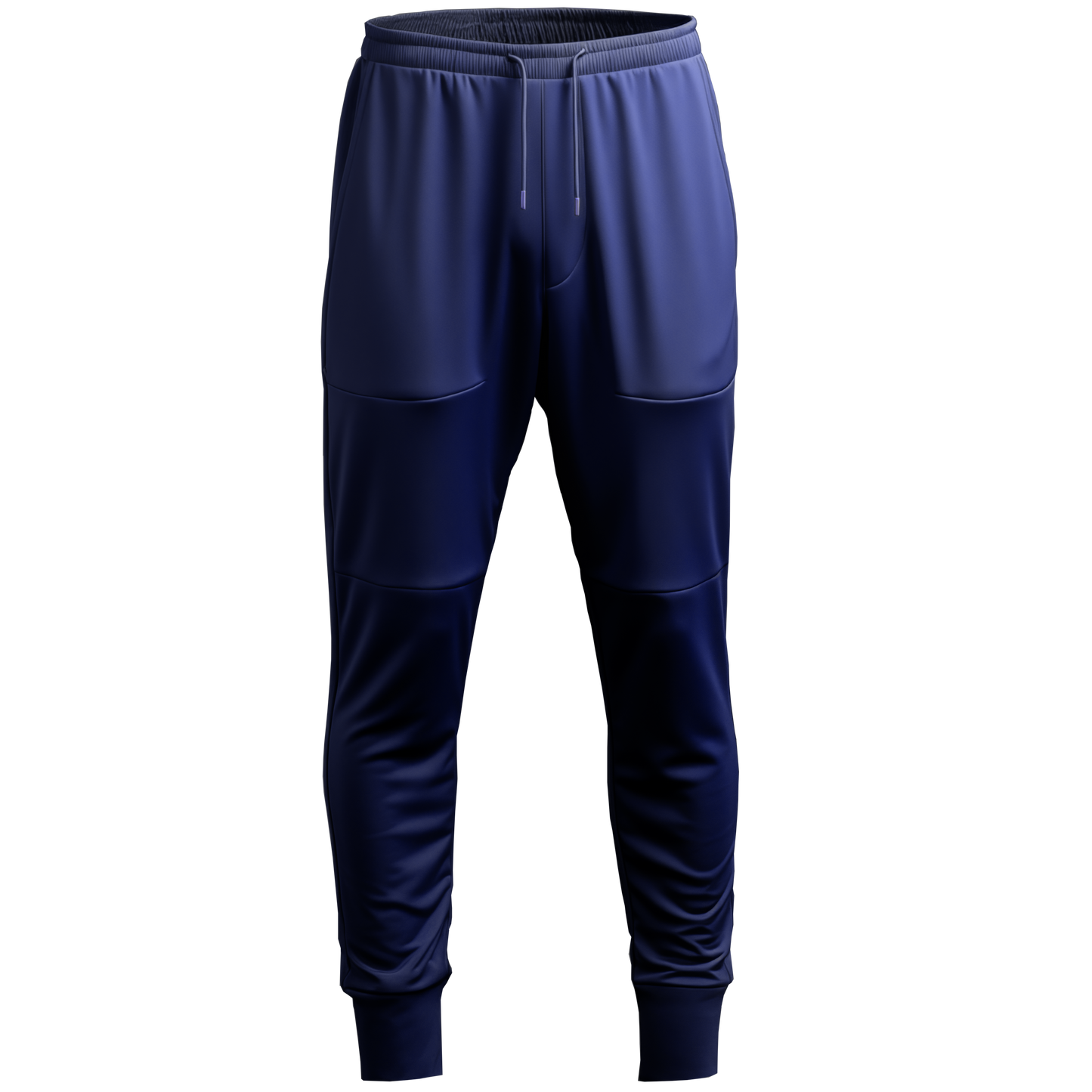 Gym Pants: Slim Blue Long