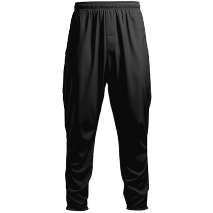 Gym Pants: Relaxed Black Long