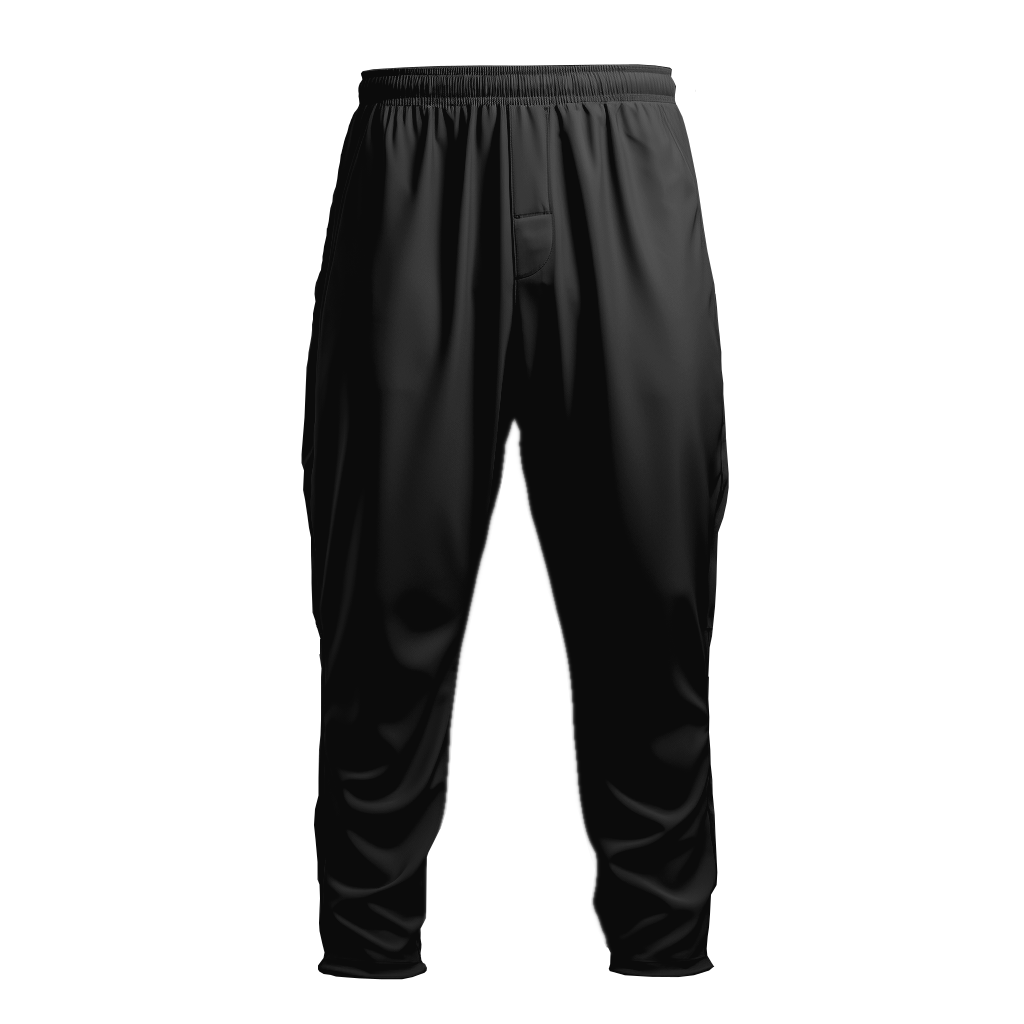 Gym Pants: Relaxed Black Regular