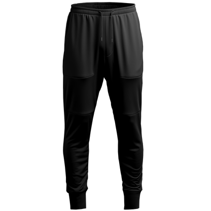 Gym Pants: Slim Black Long