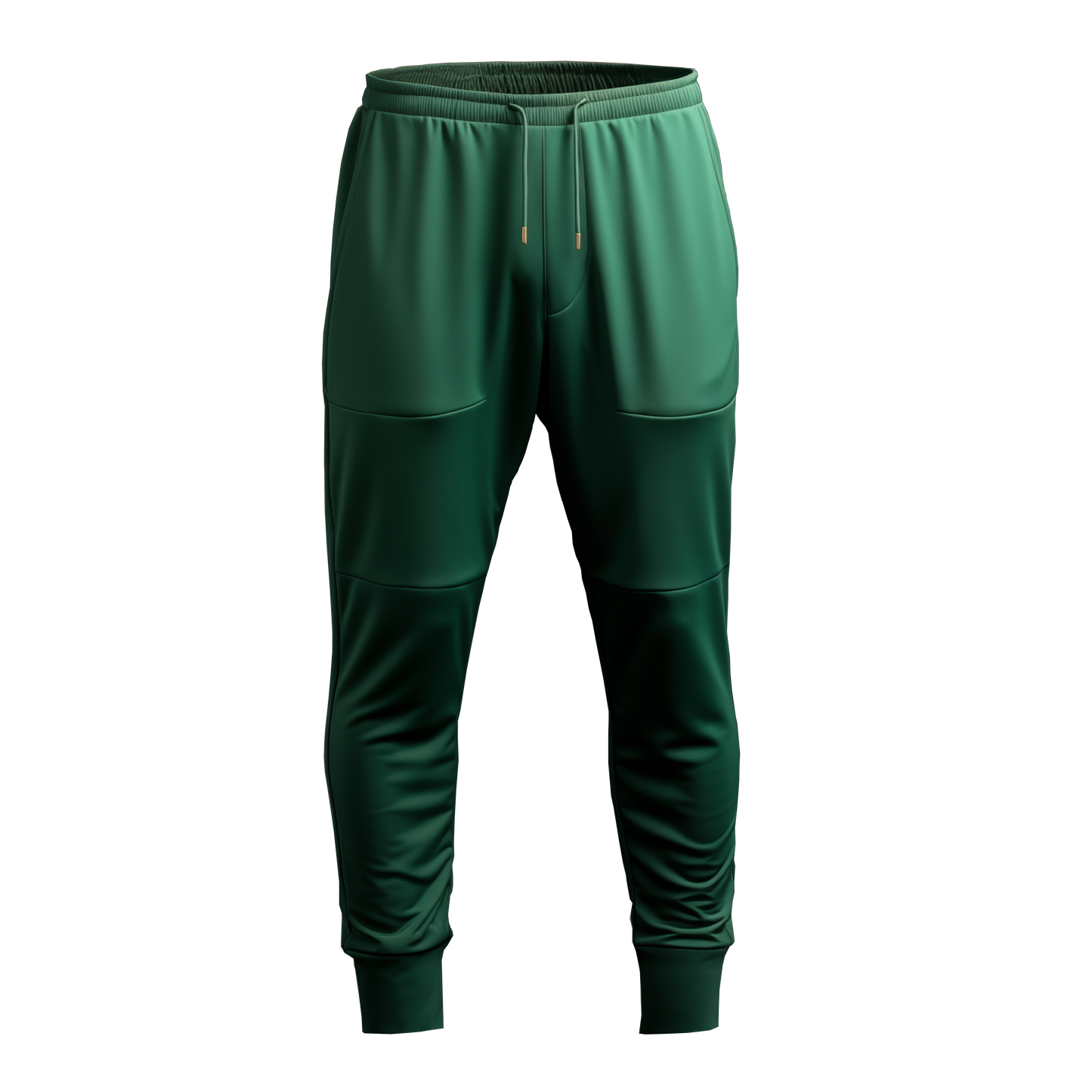 Gym Pants: Slim Green Regular