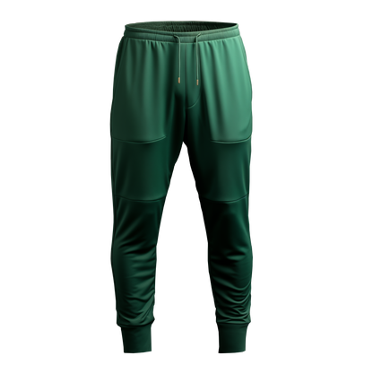 Gym Pants: Slim Green Regular